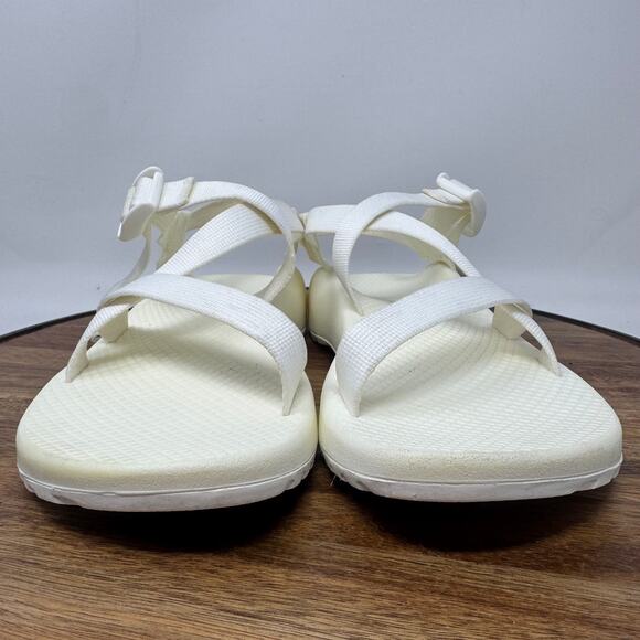 Chaco Z/1 White/Cream Single Strap Outdoor Open Toe Classic Sandals Women's 9 - Picture 2 of 12